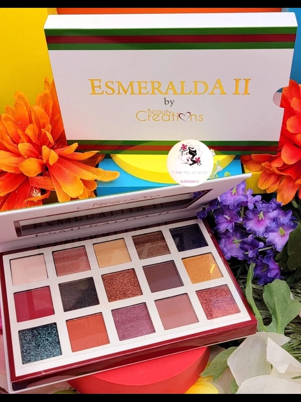 Esmeralda II Eyeshadow Palette by Beauty Creations - Multi-Color